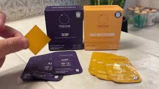 Meche Sleep Support and Multivitamin Rapid Release Strips  Product Review [upl. by Yadahs]