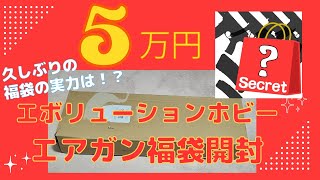 【福袋開封】この内容は・・・！！ エボリューションホビー 5万円 2023年末 エアガン福袋 [upl. by Holleran]