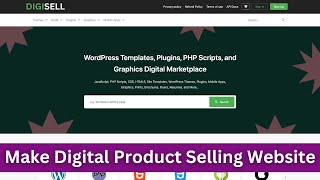 Make Digital Product Selling Website  Sell Script Theme Plugin Software Ebook  Create Online Store [upl. by Adnihc291]