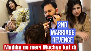 Second marriage Revenge  Madiha ne meri Moustache Cut kr di 😭  Pralog Episode 130 [upl. by Brinson]