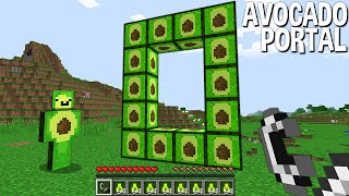 TRY Build AVOCADO PORTAL in AVOCADOS FROM MEXICO World in Minecraft [upl. by Roanne]