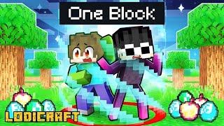 Minecraft but Were MOBS Locked on ONE BLOCK [upl. by Drusi]