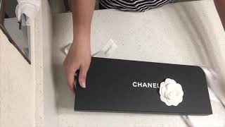 Chanel necklace unboxing amp try on [upl. by Harret]