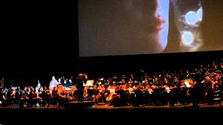 20120830 LotR Concert Chile  Fellowship  Aniron Theme for Aragorn and Arwen fragmento [upl. by Holton319]