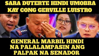 CONG GERVILLE LUISTRO MATINIK NA KALABAN SA SENADO NAKAHANAP NA SILA NG KATAPAT [upl. by Libna]