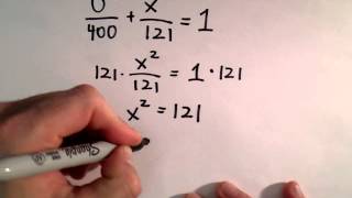 Conic Sections Ellipse  Find X and Y Intercepts [upl. by Stucker965]