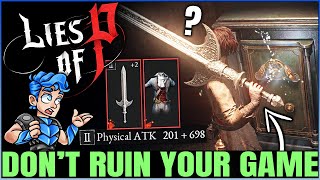 Lies of P  Unlock the BEST Boss Weapons Early  10 BIG Upgrades Secrets amp OP Items You Cant Miss [upl. by Nellad]