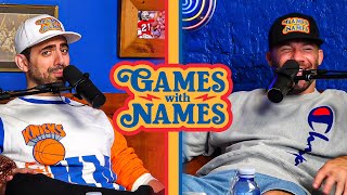 Welcome to Games with Names hosted by Julian Edelman and Sam Morril [upl. by Evangelin]