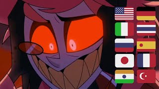 hazbin hotel finale Alastors part  MULTILANGUAGE 13 languages [upl. by Tnert895]