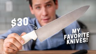 WHY I DONT USE EXPENSIVE KNIVES The Only 3 Kitchen Knives You Need All Under 30 [upl. by Bedad681]