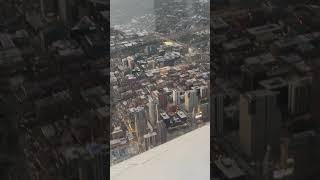 Flying over down town Denver 🌆🏔️denver colorado aviation [upl. by Smart]