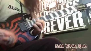 Zakk Wylde solo for quotAngel of Mercyquot wThe HELLFIRE BUZZSAW BARBARIAN [upl. by Einamrej]