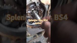 Splendor Plus BS4 model half engine repairing [upl. by Anikas]