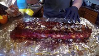 Smoking St Louis Style Spare Ribs on a Yoder YS640 Pellet Smoker [upl. by Enyamrahs]