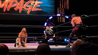 Fancam Trent Beretta vs Nick Jackson AEW Rampage Live Orange Cassidy Ringside 12122 DC Live [upl. by Adlai832]