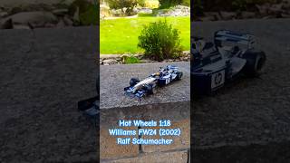 Hot Wheels 118 Williams FW24 2002 Ralf Schumacher shorts diecast hotwheels f1 model [upl. by Vasily]