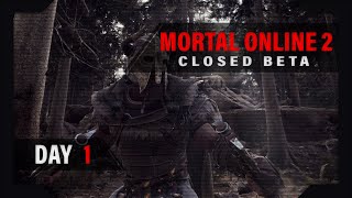 First Impressions  Mortal Online 2 Closed Beta Gameplay  Day 1 [upl. by Luttrell]