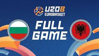 Class Games 915  BUL v ALB  Full Basketball Game  FIBA U20 Womens EuroBasket 2024 Div B [upl. by Aicatsan]