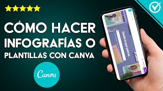 Cómo Hacer Infografías o Plantillas Creativas con Canva Online [upl. by Euqinomod]