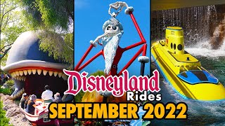 Disneyland Rides  September 2022 POVs 4K [upl. by Deenya]