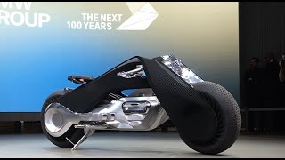 BMW Motorrad VISION NEXT 100 global debut in Los Angeles [upl. by Atimad]