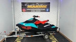 2017 SeaDoo Spark 2up Trixx  21hrs £6495 [upl. by Maharva722]