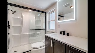 Separett Composting Toilet installed in an ultra modern Tiny House bathroom [upl. by Kale]