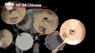 SABIAN 18quot B8 Chinese [upl. by Teri207]