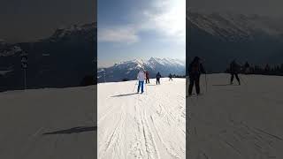 MAYRHOFEN Zillertal Austria  Favourite Blue Ski Run  Spring March 2022  GoPro Hero 8 [upl. by Nana508]