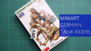 Miniart 135 German Tank Riders Set 1 53022 Review [upl. by Mussman]