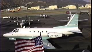 Classic Rockwell Sabreliner 60 Departing BUR [upl. by Askari]