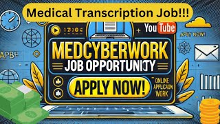 Land a Medical Transcription Job from Home [upl. by Llerdna595]