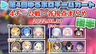 【第4回ゆるホロマリカー】4チーム戦・各視点まとめ 後半【20220330ホロライブ切り抜き】 [upl. by Nosa]