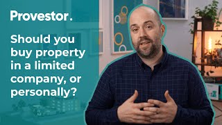 Is It Better To Buy Property Through A Limited Company Or Personally  Intro to Property Tax [upl. by Neivad]