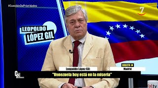 Entrevista a Leopoldo López Gil líder opositor venezolano en el exilio y exeurodiputado  CDP [upl. by Aridaj112]