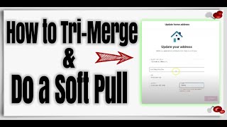 How to do a TriMerge amp Soft Pull [upl. by Eugor274]