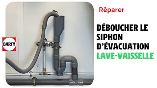 Comment déboucher le siphon de vidange sur lévacuation de votre lave vaisselle [upl. by Anitroc185]