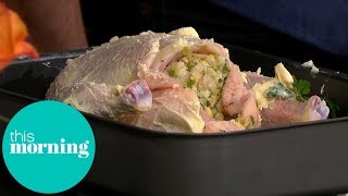 The Hairy Bikers Roast Chicken and Trimmings  This Morning [upl. by Fryd706]