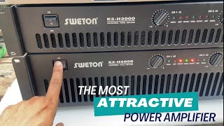 SWETON K2H3000 Power Amplifier  Coolest Power Amplifiers 2024  Sweton K2 Series [upl. by Dunc]