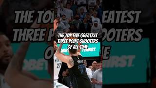 The top five greatest three point shooters of all time shorts nba [upl. by Bean5]