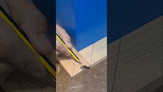 Remember This Tips of Finding Angles in Outside Corner tutorial howto shorts diy woodworking [upl. by Hahseram]