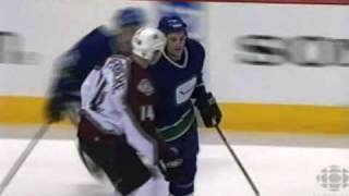 Ian Laperriere vs Rick Rypien Dec 2 2006 [upl. by Hansen42]