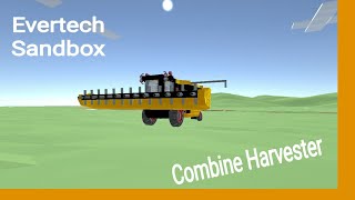 Evertech Sandbox Building Combine Harvester UNLOCKED [upl. by Atteram]