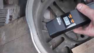 DIY Straightening a bent alloy rim in your driveway [upl. by Berkie787]