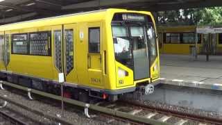 UBahn Berlin  UBahnhof BiesdorfSüd U5 HD 1080p [upl. by Namlas]