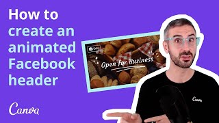 How to Create VIDEO Facebook COVERS with Canva [upl. by Aitropal]