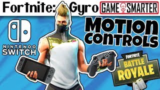 Fornite Gyro Motion Controls  Switch How To [upl. by Nevek]