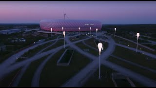 Zumtobel Group  Special Lighting Solution Allianz Arena [upl. by Nigrom556]