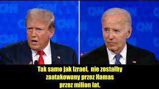 DONALD TRUMP O UKRAINIE  DEBATA PREZYDENCKA TRUMPBIDEN 2024 [upl. by Lewap]