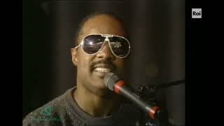 Stevie Wonder  Overjoyed  Live NYC 1986 Buonasera Raffaella Italian TV [upl. by Dolph]